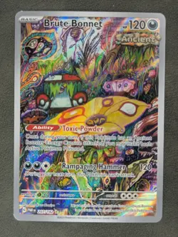 Brute Bonnet 207/182 Pokemon TCG Illustration Rare SV04: Paradox Rift Near Mint - Image 1