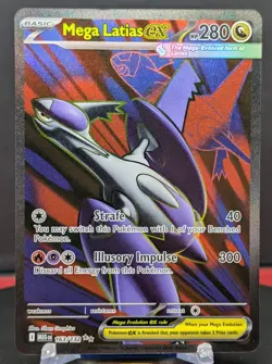 Pokemon Mega Latias ex #163/132 English Mega Evolution Ultra Rare - Image 1