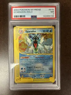 Skyridge Gyarados Holo Rare Pokemon TCG Foil H10/H32 2003 PSA 7 NM Vintage - Image 1