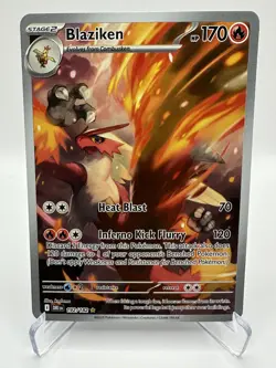 Blaziken 192/182 Sv10: Destined Rivals Holo Pokemon Near Mint - Image 1