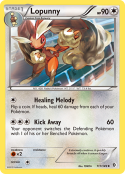 Lopunny 117/149 Uncommon | Boundaries Crossed | Pokemon Card - Image 1