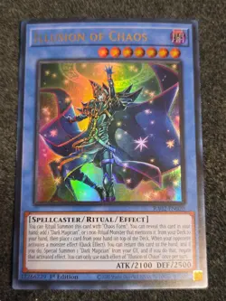 YuGiOh! - Illusion of Chaos RA02-EN020 Ultra Rare 1st Edition Near Mint - Image 1