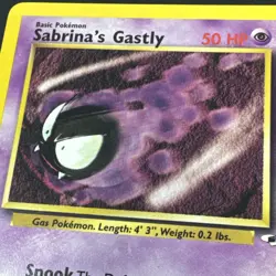 Pokemon TCG Gym Heroes Set - Sabrina’s Gastly #93/132 - Common Non-Holo Card - Image 2