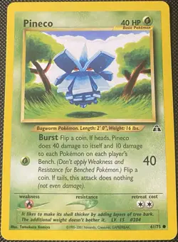 Pineco 61/75 Neo Discovery Regular - Pokemon Card - Image 1
