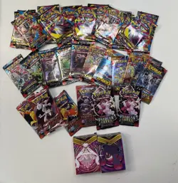 Opened Pokemon TCG Variety Pack Lot Of 34 OPENED PACKS STILL HAS CARDS - Image 1