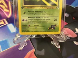 Pokemon Card - Sabrina's Venonat 96/132 Com Gym Heroes WOTC 1st Edition - Image 2