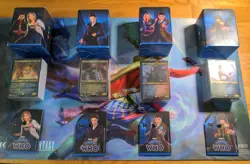 Magic The Gathering Doctor Who Commander Deck Set Of 4 Open Sealed Inner Shrink! - Image 1