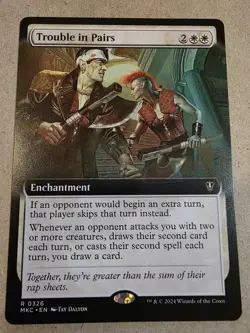 Trouble in Pairs - (Extended Art) Murders at Karlov Manor Regular - Mtg - Image 1