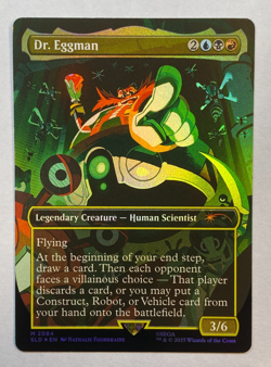 MTG - Secret Lair - Sonic: Friends & Foes - Dr. Eggman - FOIL - Image 1