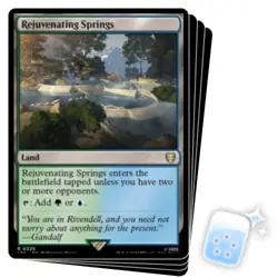 REJUVENATING SPRINGS X4 The Lord Of The Rings: Tales Of Middle-earth Commander - Image 1