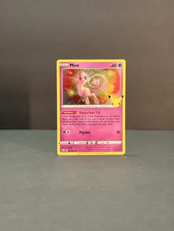Mew 11/25 Celebrations Holo 25th Anniversary Pokemon Card NM - Image 4