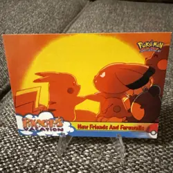 Pikachu’s Vacation #59 Pokemon Card TCG Topps Movie Animation Edition - Image 1