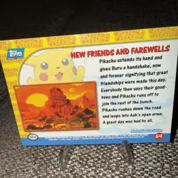 Pikachu’s Vacation #59 Pokemon Card TCG Topps Movie Animation Edition - Image 3