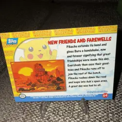 Pikachu’s Vacation #59 Pokemon Card TCG Topps Movie Animation Edition - Image 4