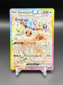 Pokemon Eevee ex 167/131 Sv: Prismatic Evolutions Holo Special Illustration Rare - Image 1