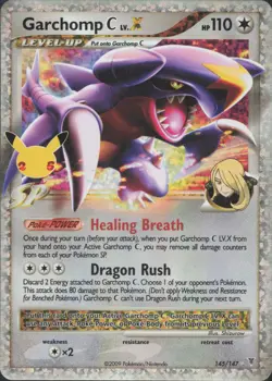 Pokemon TCG - Garchomp C LV.X 145/147 Celebrations: Classic Collection - 886 - Image 1