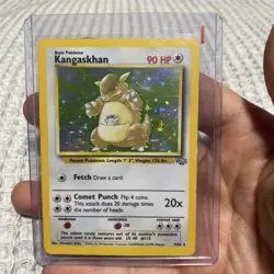 Pokemon TCG Kangaskhan Jungle 5/64 Holo Unlimited Holo Rare - Image 1