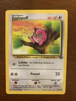Jigglypuff Jungle 54/64 Common 1999 WOTC Pokemon TCG - Image 1