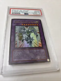 Yugioh! PSA 10 Elemental Hero Shining Flare Wingman Ultra Rare EEN-EN036 - Image 2