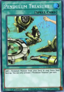 Yu-Gi-Oh! Pendulum Treasure 1st Ed. DAMA-EN068 Super Rare NM/LP x1 - Image 1
