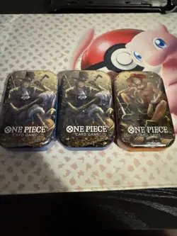 One Piece TCG Tin Pack Set Vol. 2 (TS-02, OP13) New Factory Sealed Set Of 3 - Image 1
