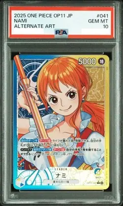 PSA10 Nami OP11-041 L Leader Parallel One Piece Card Game Japanese - Image 3