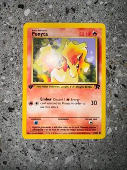Pokemon TCG Cards 1st Edition Ponyta 64/82 Team Rocket NM - Image 3