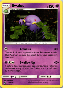 Swalot 58/168 - Celestial Storm - Uncommon - Near Mint - Pokemon TCG Cards - Image 1