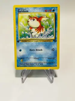 GOLDEEN 1999 Pokemon Jungle Set 1st EDITION Common POKEMON 53/64 - Image 1