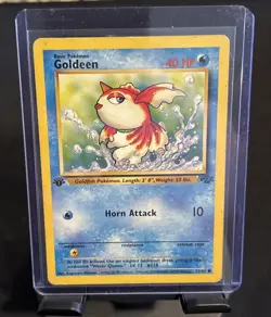 Goldeen 53/64 1st Edition Jungle Pokemon Card LO WOTC - Image 1