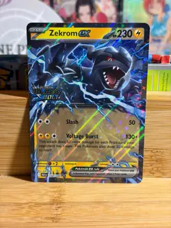 ZEKROM ex 034/086 S&V Black Bolt Stamp Promo Double Rare Pokemon TCG Near Mint - Image 1
