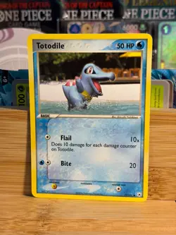 TOTODILE 79/101 EX Hidden Legends Vintage Regular Pokemon TCG LP - Image 1