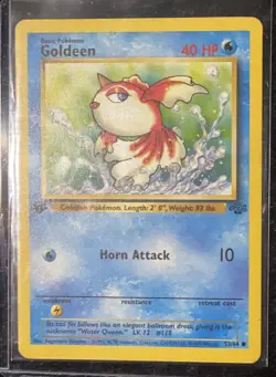 Goldeen #53/64 - 1st Edition - Pokemon Jungle Set Non-Holo - Image 1