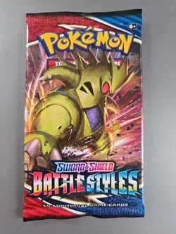 POKEMON Factory Sealed Booster Pack Sword & Shield Battle Styles - Image 1