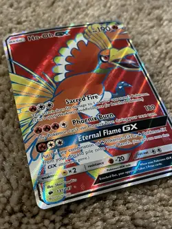 Pokemon Ho-Oh GX 131/147 2017 Burning Shadows Ultra Rare Full Art Holo 190 HP - Image 4