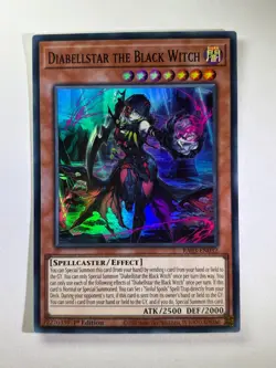 Diabellstar The Black Witch RA03-EN032 Super Rare 1st Edition YuGiOh Card NM - Image 1