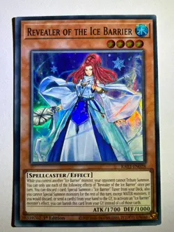 Revealer of the Ice Barrier RA03-EN028 Super Rare 1st Edition YuGiOh Card - Image 1