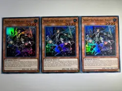 3 x Secret Six Samurai - Kizaru RA03-EN017 Super Rare 1st Edition YuGiOh Playset - Image 1