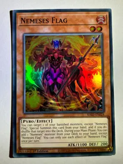 Nemeses Flag RA03-EN024 Super Rare 1st Edition YuGiOh Card - Image 1