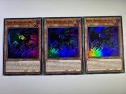 3 x Dark Beckoning Beast RA03-EN027 Super Rare 1st Edition YuGiOh Playset - Image 1