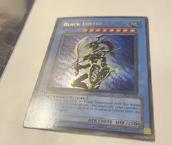 Yugioh Black Luster Soldier 1st Edition Ultra Rare SYE-024 LP back/ NM front - Image 2