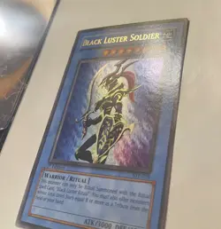Yugioh Black Luster Soldier 1st Edition Ultra Rare SYE-024 LP back/ NM front - Image 3
