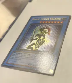 Yugioh Black Luster Soldier 1st Edition Ultra Rare SYE-024 LP back/ NM front - Image 4