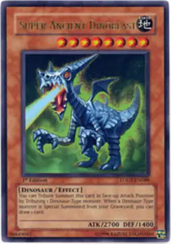 Yugioh! LP Super-Ancient Dinobeast - LODT-EN088 - Ultra Rare - 1st Edition Light - Image 1