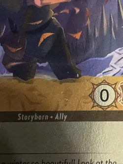 Disney Lorcana Winterspell Thomas - Wide-Eyed Recruit Cold Foil 1/204 NM Indent - Image 2