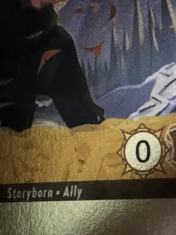 Disney Lorcana Winterspell Thomas - Wide-Eyed Recruit Cold Foil 1/204 NM Indent - Image 3