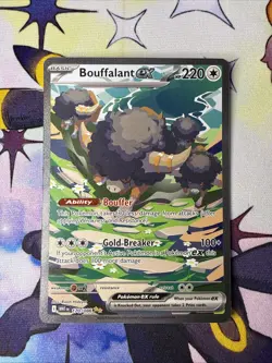 Bouffalant ex 170/086 NM Holo Rare White Flare Pokemon Card TCG English SIR - Image 1