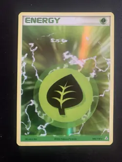 Pokemon Card Grass Energy Ex Holon Phantoms 105/110 Holo Rare English Eng - Image 1