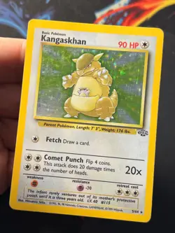 Kangaskhan 5/64 Jungle Unlimited - Holo Rare - WOTC Pokemon Card D MP - Image 5