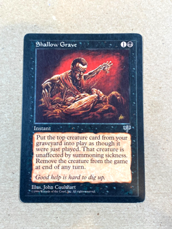 Shallow Grave Mirage Regular Excellent - MTG Magic the Gathering - Image 1